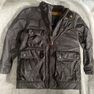 Gap Boys XS 4/5 Motorcycle Jacket & Old Navy 5T Hoodies Sweatshirt